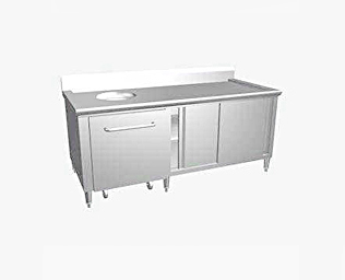 四門活動收污臺柜 尺寸:2000x760x800mm